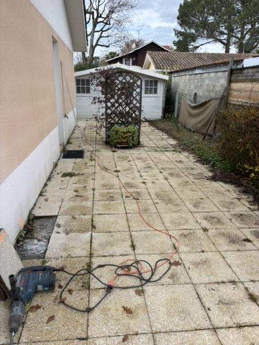 Terrasse avant travaux